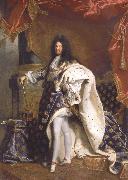Hyacinthe Rigaud Portrait of Louis XIV oil on canvas